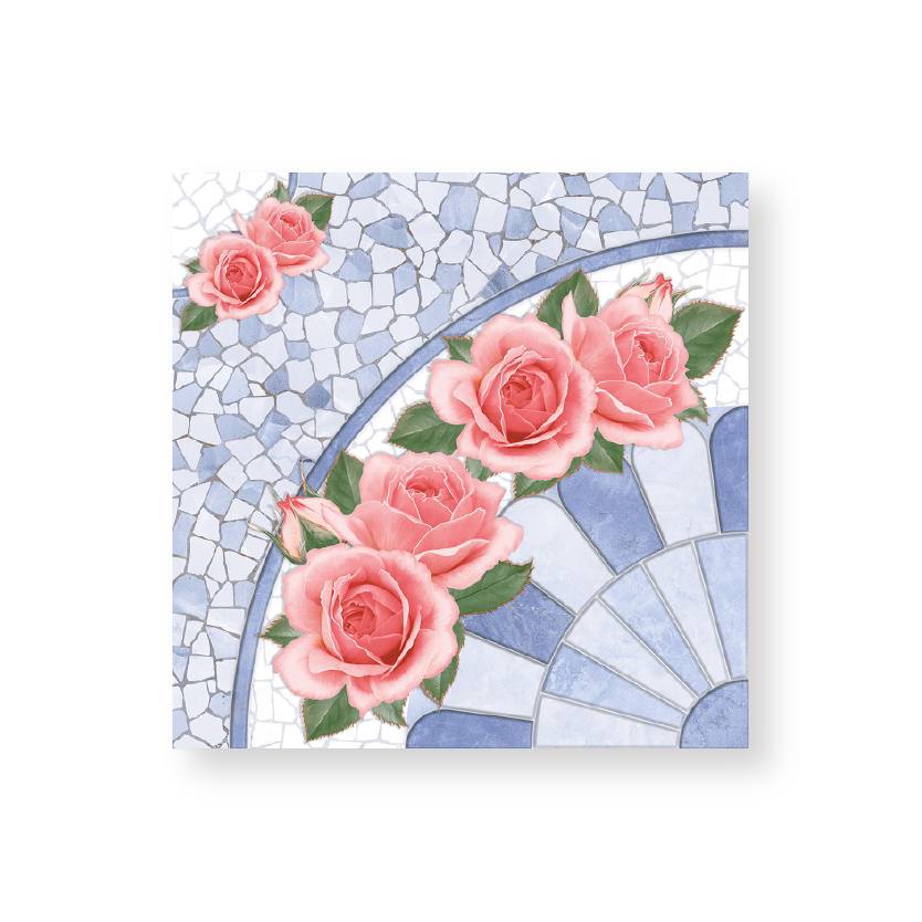 กระเบื้องพื้น 40x40 cm. งามวิไล-ฟ้า