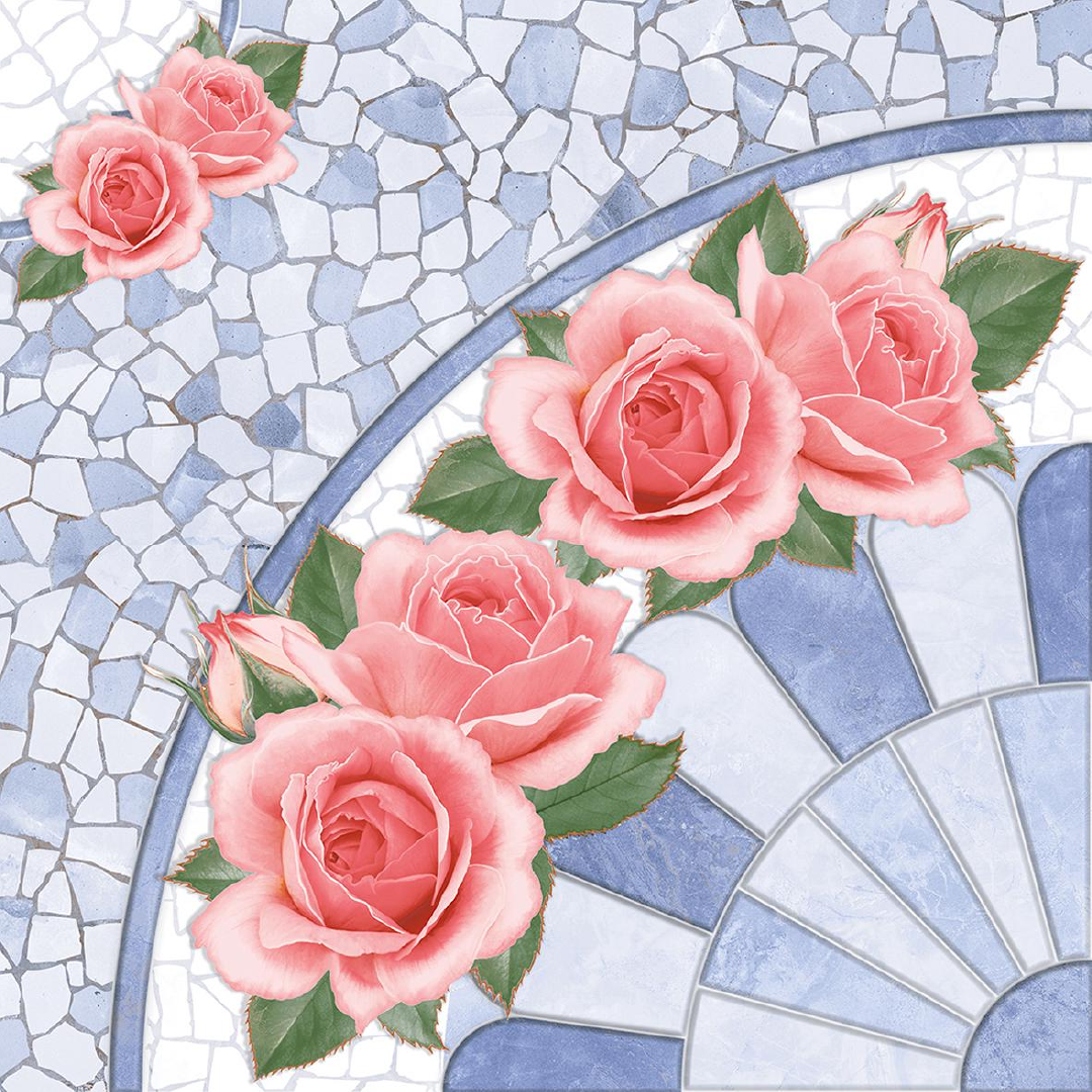 กระเบื้องพื้น 40x40 cm. งามวิไล-ฟ้า