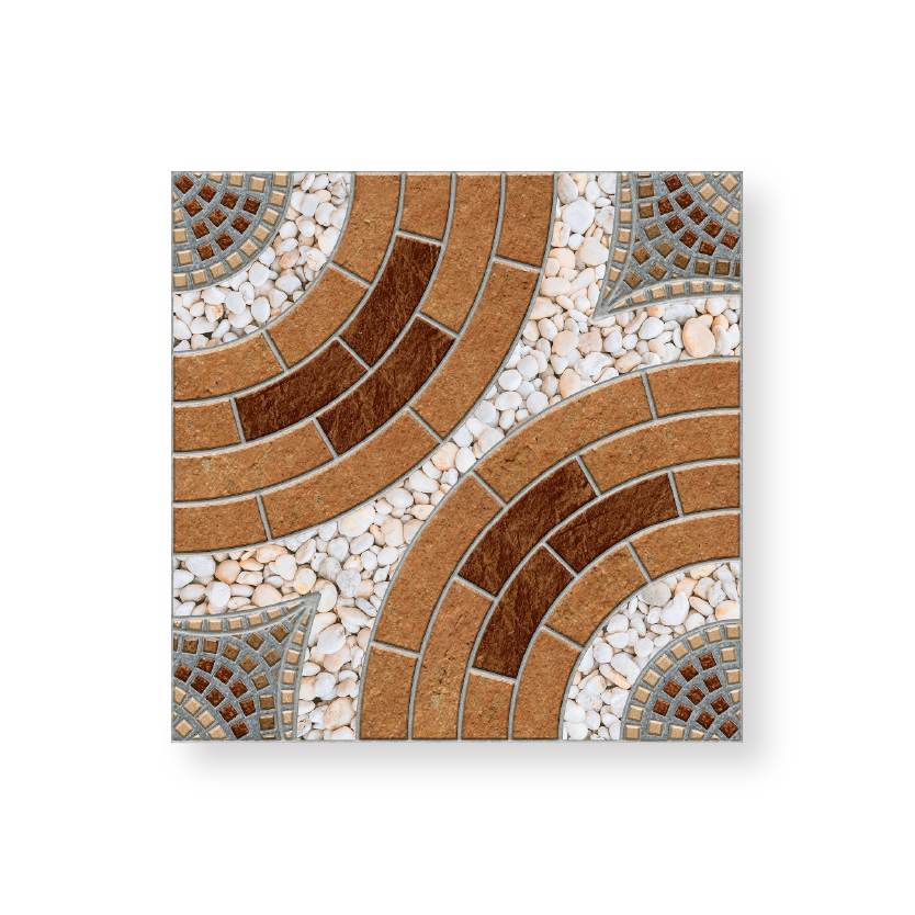 กระเบื้องพื้น 40x40 cm. มณีอินทรีย์-น้ำตาล