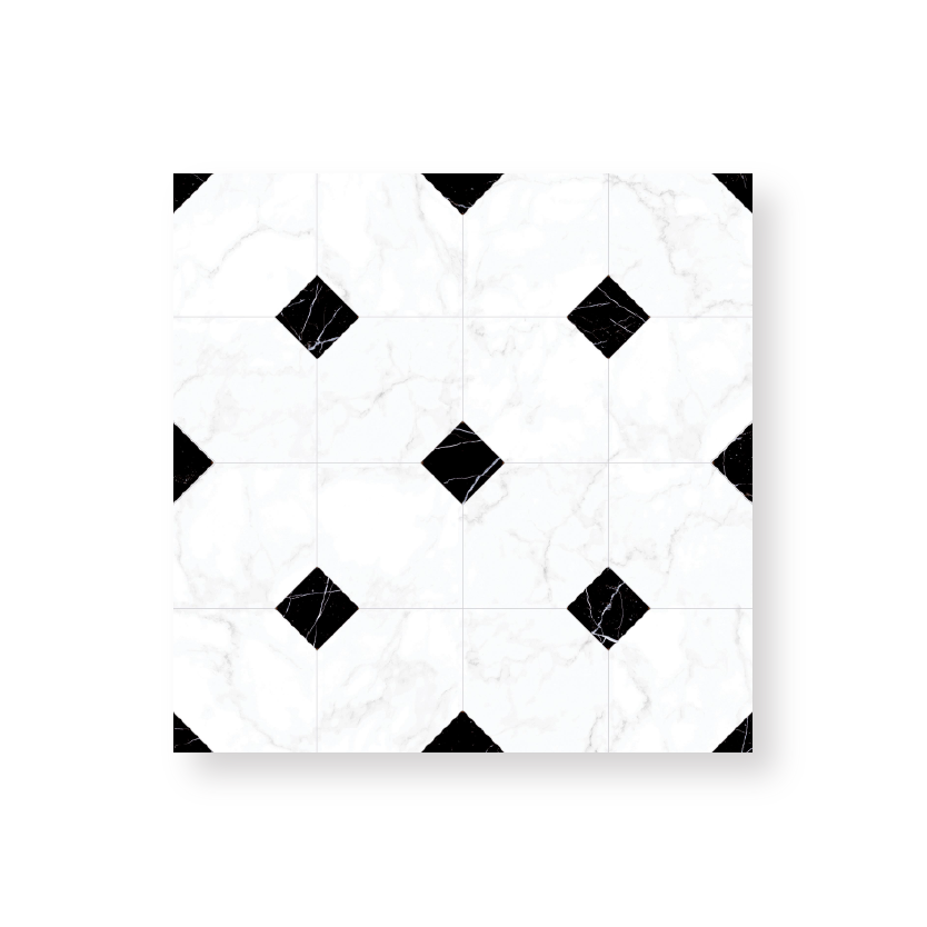 กระเบื้องพื้น 40x40 cm. แก้วเนื้อนิล