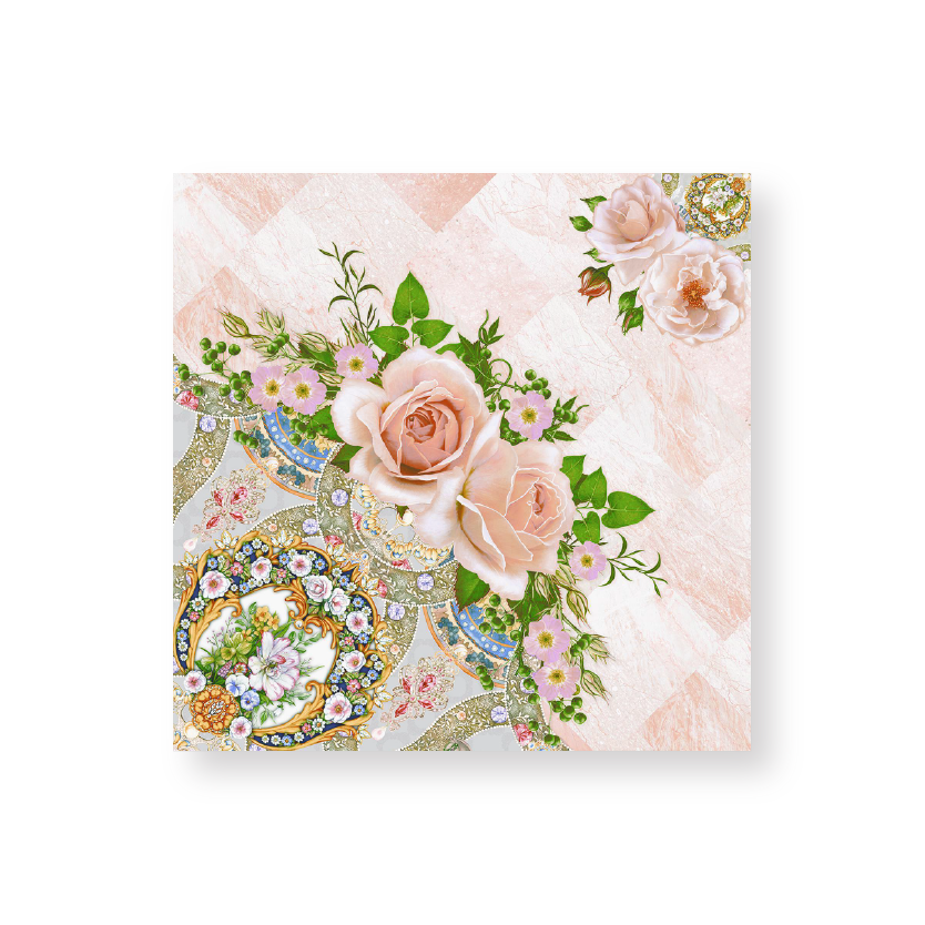 กระเบื้องพื้น 40x40 cm. แพรเซียงไฮ้-พิงค์